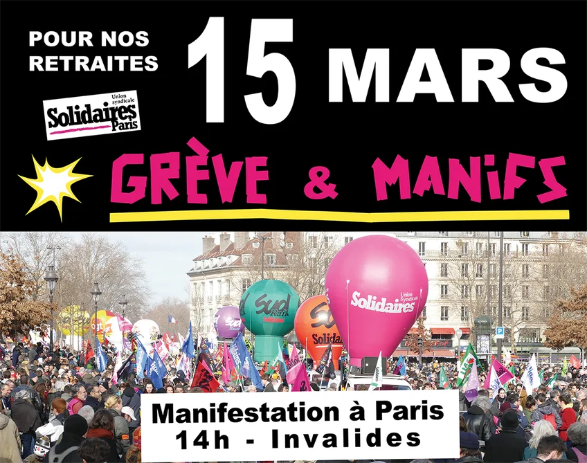 L’intersyndicale soutient et encourage tous les secteurs professionnels à poursuivre et amplifier le mouvement pour obtenir le retrait de ce projet de loi.