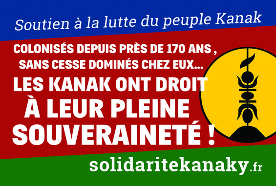 2020 - 5 - 19 - Solidarité Kanaky Stickers 2020 kanak pleine souveraineté