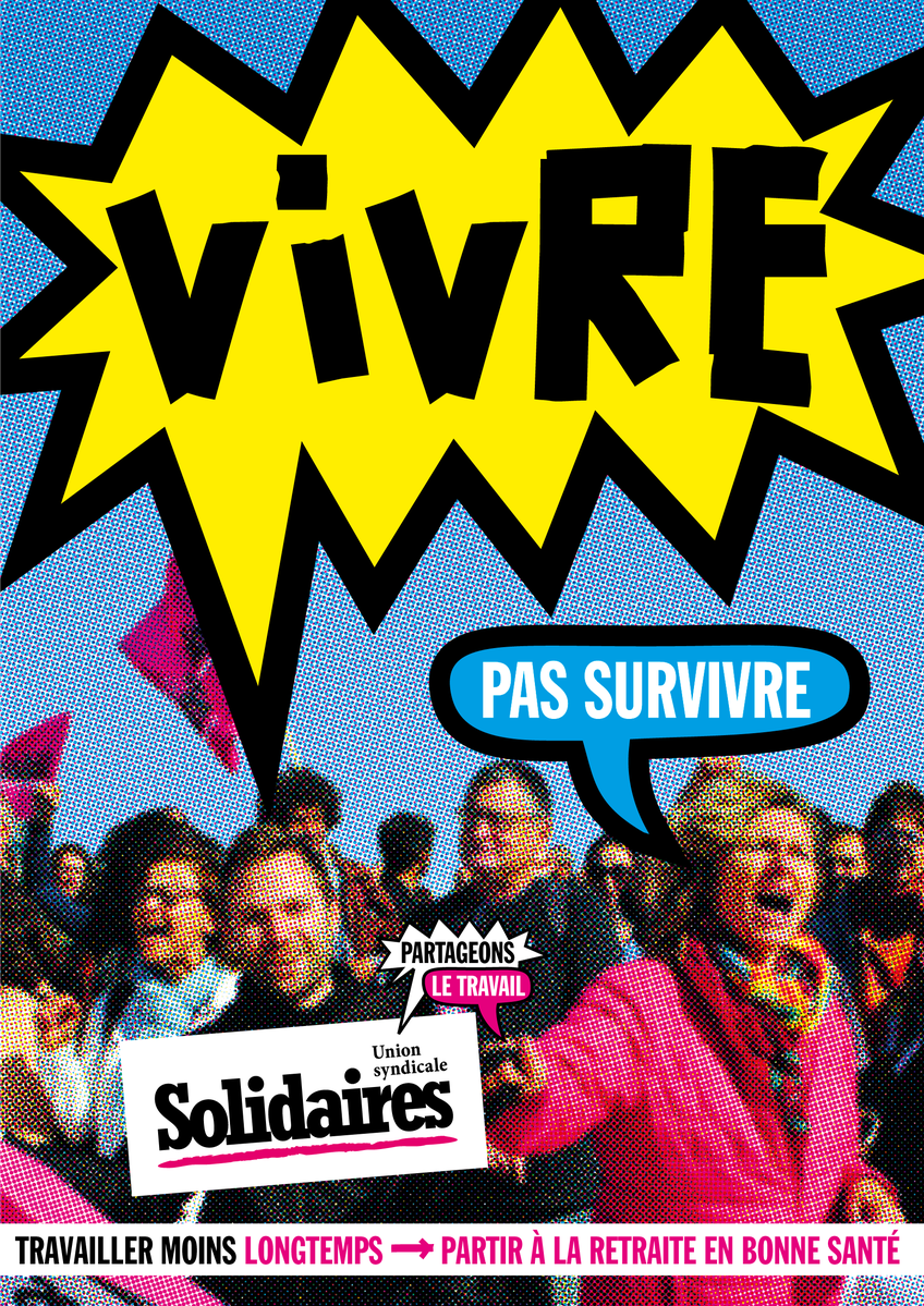 Affiche Vivre, pas survivre !